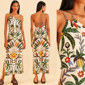 Farm Rio one shoulder dress